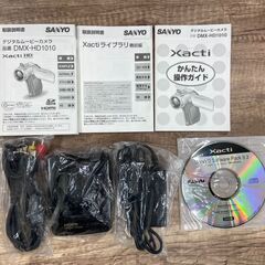 【REGASTOCK川崎店】【動作確認済み】【未使用品】SANYO ハイビジョン対応 デジタルムービーカメラ Xacti ザクティ ブラック DMX-HD1010(K)の画像