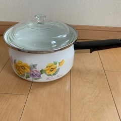 昭和レトロな片手鍋