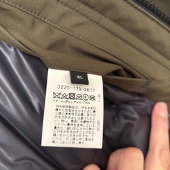 メンズ 暖かダウンコートの画像