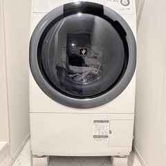 SHARPドラム式洗濯機 2020年製/動作確認、洗浄、消毒済