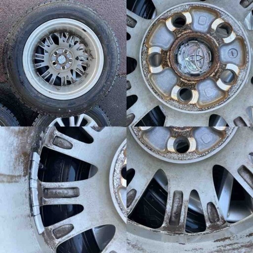 バリ溝 2023年購入 トヨタ純正 215/60R16 スタッドレス 4本セット