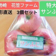 山形県産■サンふじりんご■訳あり特大3玉入り