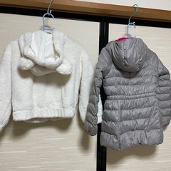 女の子　アウター　２着120cm130cm　　　の画像