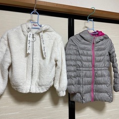 女の子　アウター　２着120cm130cm　　　