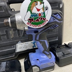 🌲【電動工具】DIY日立 18Vインパクトドライバー【アールワンはマンガ倉庫とタッグを組んで高価買取!!地域最大級！】の画像