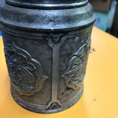 茶筒錫製❣️(梅、竹、菊、蘭）　　値下げ超お買い得品‼️の画像