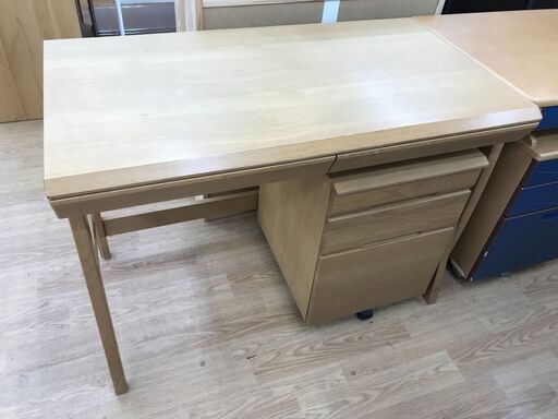 ★ジモティ割あり★  PCデスク 茶色 H73×W100×D55 クリーニング済み KJ7318