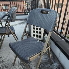 ガーデンテーブルセット5点の画像