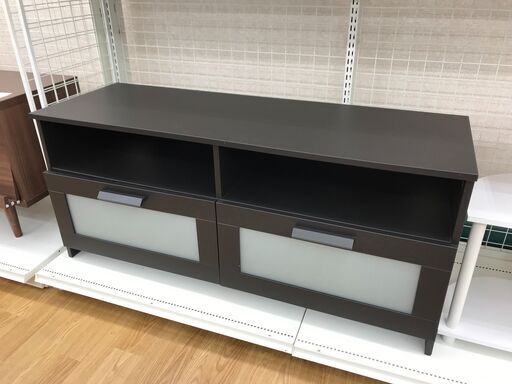★ジモティ割あり★ IKEA テレビ台 ブラック H54×W121×D41 クリーニング済み KJ7320