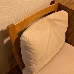 無印良品　リビングでもダイニングでも使えるソファの画像