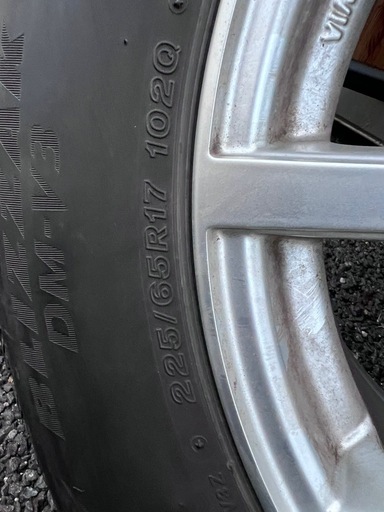 225/65R17 スタッドレスホイール付き4本