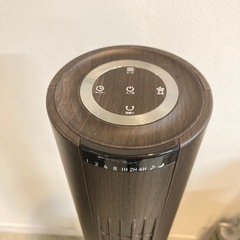 タワーファン タワー型ファン木目調 15段階の画像