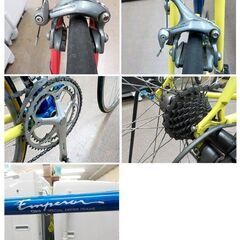 maruishi ロードバイク Emperor 014 SPECIAL ORDER FLAME フレーム510㎜ レトロ 自転車 西岡店の画像