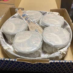 【新品未使用】漆器のちらし寿司セット　寿司桶36cm おひつ5客　木杓子付きの画像