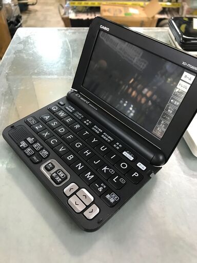 ★電子辞書 カシオ XD-JTZ6000 ブラック 黒 辞書 Ex-word 学習 勉強 古典 堺市 深井 【ジャングルジャングル深井店】