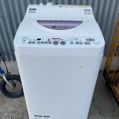0円　無料　SHARP 洗濯機　6kg 2014年製　未掃除