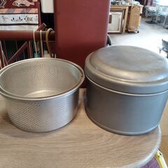 レトロ ザル付き アルミ ストッカー 保存容器 アルミボックス ...