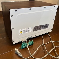 タオルウォーマー ホットキャビ 木目調 ブラウン 取説付 CHUBU 7.5Lの画像