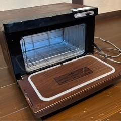 タオルウォーマー ホットキャビ 木目調 ブラウン 取説付 CHUBU 7.5Lの画像