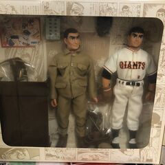 JAPAN Limited G.I.JOE SPORTS 巨人の星 一徹と飛雄馬 読売ジャイアンツ 12インチ アクション フィギュア GIジョー 人形 当時物 堺市【ジャングルジャングル石津店】の画像