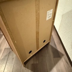 【状態良好】W590D388H815　キャビネット 電話台 FAX モデム台の画像