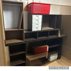 【取引者決定済み】カラーボックス5個など