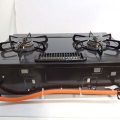 新札幌 動作品 パロマ Paloma ガスコンロ IC-S806BM-R /ガステーブル /片面焼き /右強火 /LPガス /2023年製/No.2974の画像
