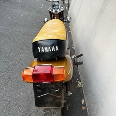 ジッピィ 鍵書類有り 初爆確認済 低走行 ヤマハ フルノーマル 花柄シート レストアベース ( チャッピィ ボビィ ポッケ フォーゲル )の画像