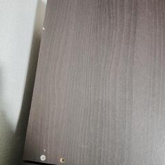 【お譲り先決まりました】扉付きカラーボックス2個セット(ブラウン)の画像