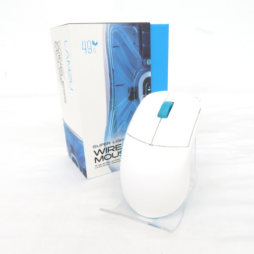 LAMZU Atlantis Mini ワイヤレスゲーミングマウス ホワイト 【コンプオフ金沢野々市店】