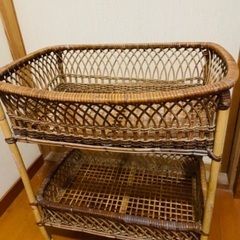 レトロ脱衣かご