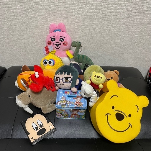 ぬいぐるみ　小物入れ　貯金箱　鏡　セット