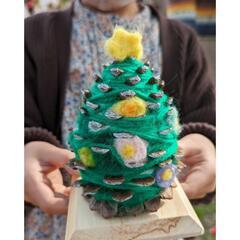 ☆クリスマス特別教室☆松ぼっくりこを作ろう☆の画像