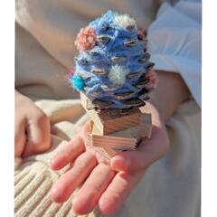 ☆クリスマス特別教室☆松ぼっくりこを作ろう☆の画像