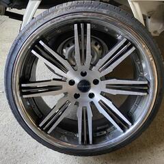 アルミホイール・タイヤセット　245/30R22 　ハリアー等