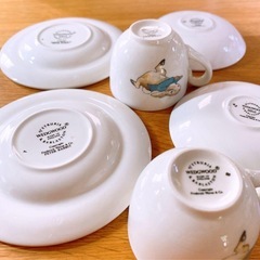 Wedgwood ピーターラビット ミニチュア ティーセット 旧刻印の画像