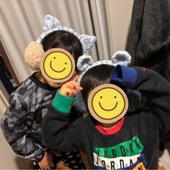 耳当て　ネコ耳クマ耳　子供一点物の画像