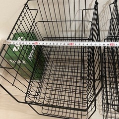 ワイヤーバスケット４つセット　テッドフィギュア(欲しい方)の画像