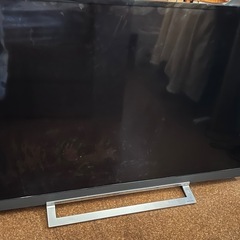 【画面割れ】東芝REGZA50型　液晶テレビ