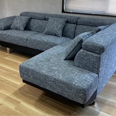 【最終値下げ】　予定者あり　カウチソファ　現地引渡しの画像