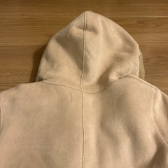 ムートンコート　ダッフルコート　ベージュ　あったか　モコモコの画像