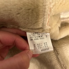 ムートンコート　ダッフルコート　ベージュ　あったか　モコモコの画像