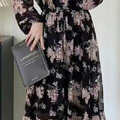激かわ♡シフォンワンビワース♡花柄♡可愛ぃ♡萌えワンピの画像