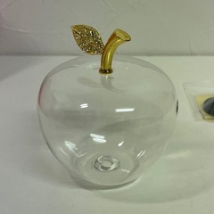 ★ガラス製リンゴ(空)ハーバリウム ドライフラワー フラワーアレンジメント 箱付【１個500円/在庫数２個】の画像