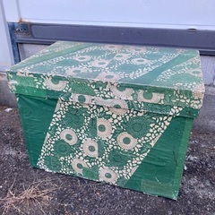 古道具　茶箱　木箱　レトロ　アンティーク　