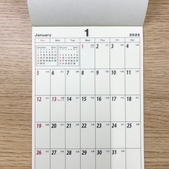 マグネットカレンダーの画像