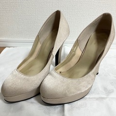ESPERANZA エスペランサ ベージュホワイトパンプス 21...