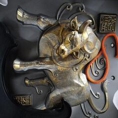 最終お値引き致しました。干支瓦　7枚程かと思います。まとめ売りします。バラ売りしておりません。商品説明必読くださいね。の画像