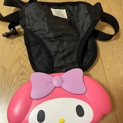 【まとめ売り】 転倒防止リュック、チェアベルト、マイメロおしりふきケースの画像