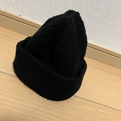 GU ニット帽　黒